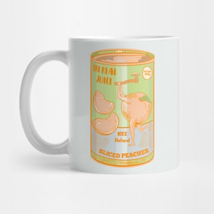 Retro can of peaches Mug